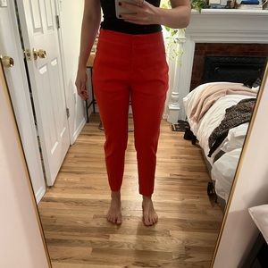 Red rag & bone red trousers